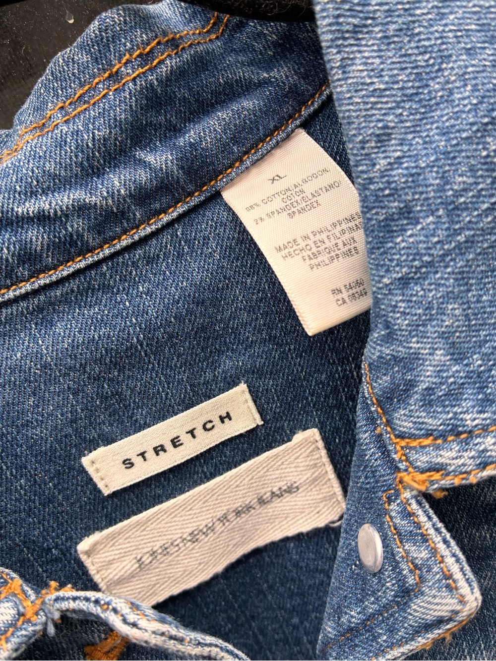 Hand Repurposed Denim Jacket - Picture 3 of 6